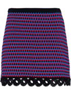 Miu Miu Cotton Crochet Skirt - Blue