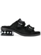 Nicholas Kirkwood 35mm Casati Pearl Two-strap Sandals - Black
