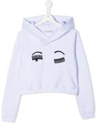 Chiara Ferragni Kids Flirting Sweatshirt - White