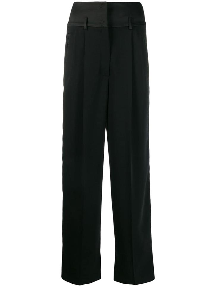 Koché Baggy-fit Tailored Trousers - Black