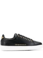 Emporio Armani Low-rise Sneakers - Black