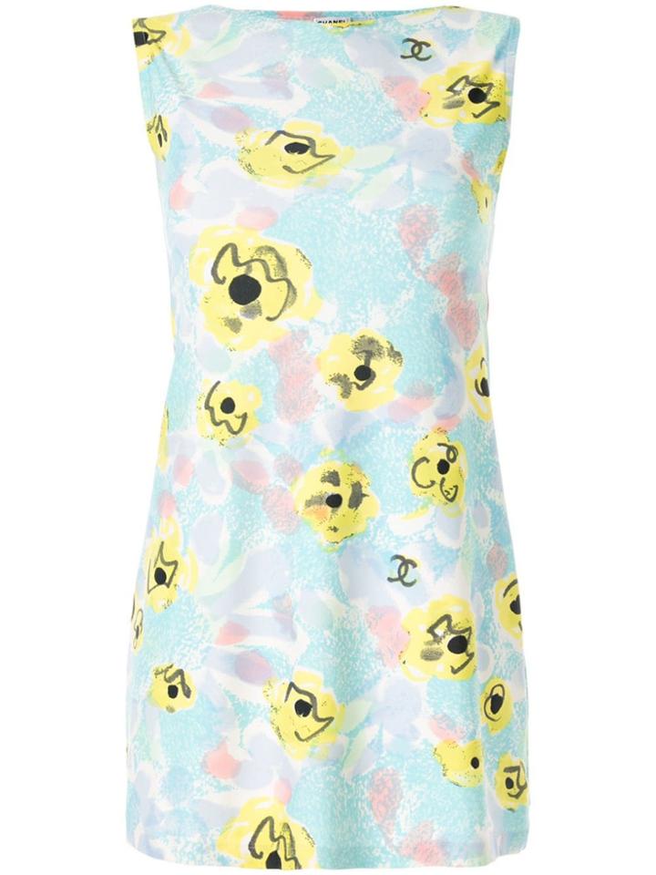Chanel Pre-owned Sleeveless Swimwear Swimsuit - Blue