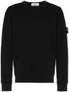 Stone Island Round Neck Sweatshirt - Black