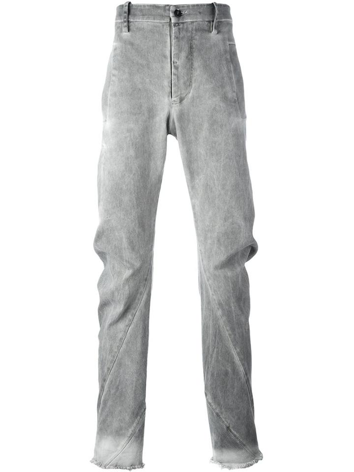 Lost & Found Rooms Bound Pockets Slim Pants, Men's, Size: Large, Grey, Cotton/spandex/elastane