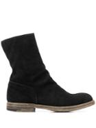 Premiata Suede Ankle Boots - Black