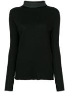 Majestic Filatures Roll-neck Sweater - Black