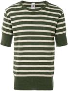 S.n.s. Herning Striped Fitted T-shirt - Nude & Neutrals