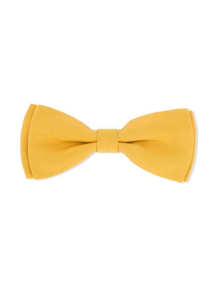 Hucklebones London - Bow Hairclip - Kids - Cotton/polyester - One Size, Yellow/orange