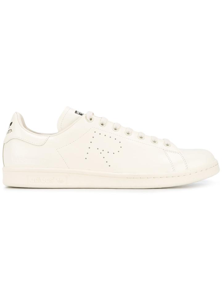 Adidas By Raf Simons Cream Leather Stan Smith Trainers - White