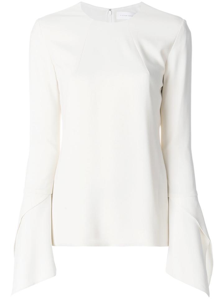 Victoria Beckham Bell Sleeves Blouse - White