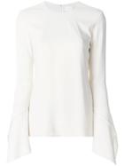 Victoria Beckham Bell Sleeves Blouse - White