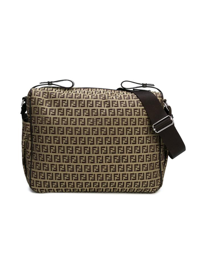 Fendi Kids Ff Logo Patterned Changing Bag - Nude & Neutrals