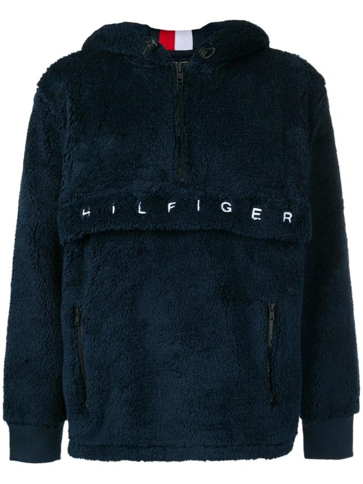 Tommy Hilfiger Polar Fleece Hoodie - Blue