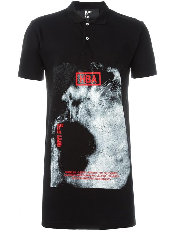 Hood By Air Printed Polo Shirt