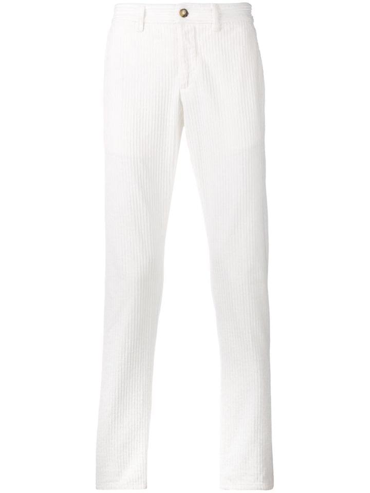 Jeckerson Slim Fit Trousers - White