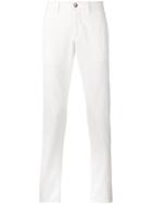 Jeckerson Slim Fit Trousers - White