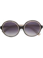 Nina Ricci Round Frame Sunglasses - Grey