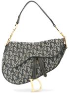 Christian Dior Vintage Trotter Saddle Hand Bag - Blue