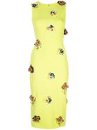 Christian Siriano Embellished Details Dress - Green