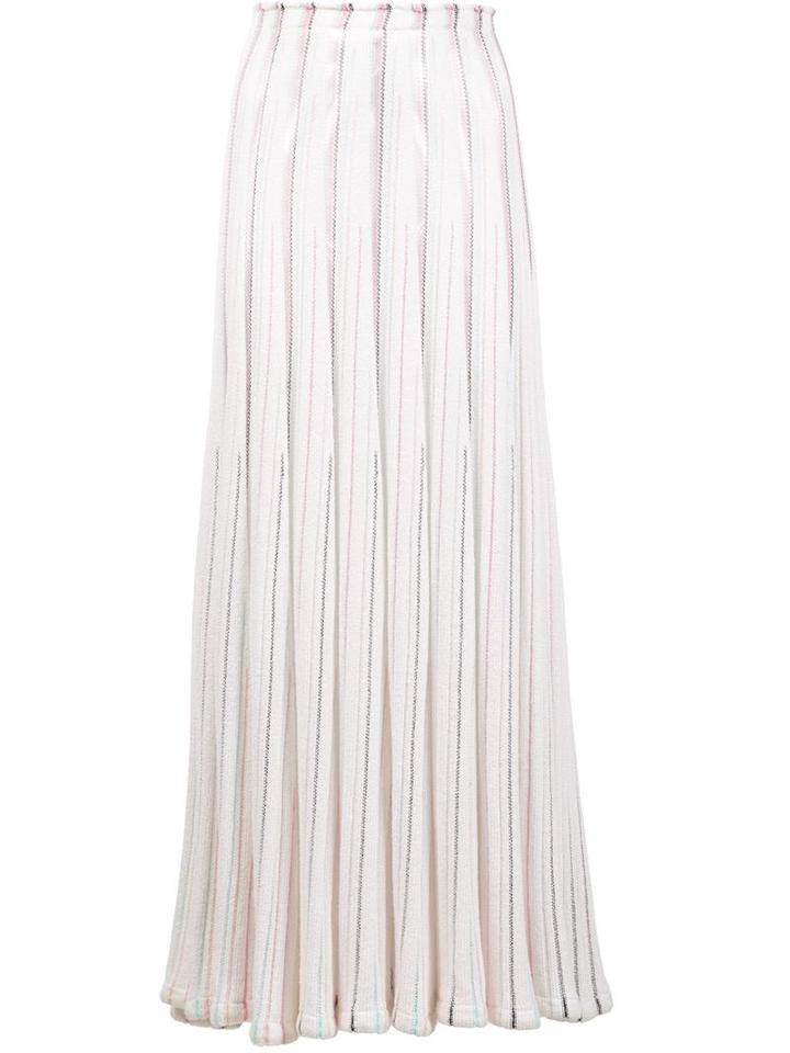 Adam Lippes Trumpet Skirt, Women's, Size: Small, White, Cotton