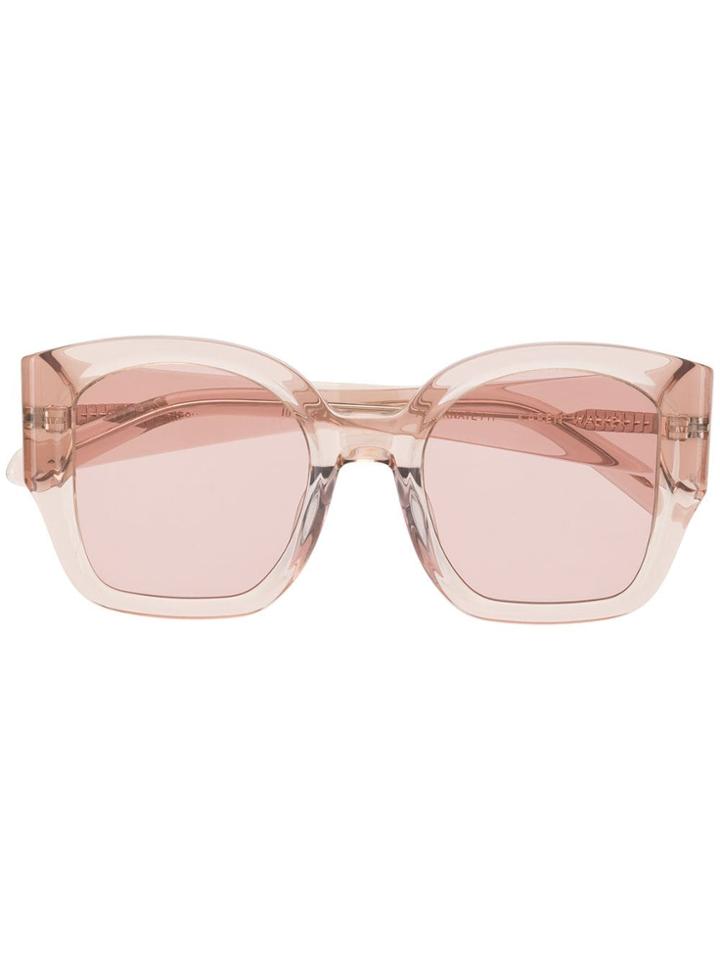 Karen Walker Checkmate Alternative-fit Sunglasses - Pink