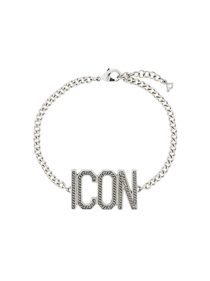 Dsquared2 Icon Chain Bracelet - Metallic