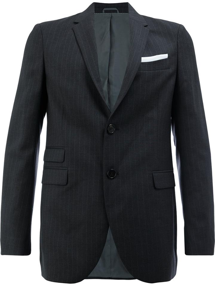 Neil Barrett Pinstriped Blazer - Grey