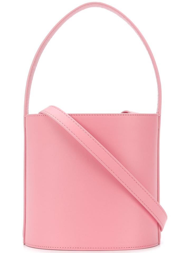 Staud Round Bucket Bag - Pink & Purple