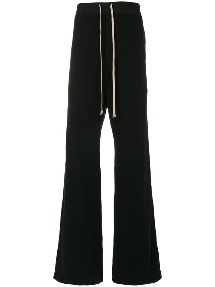 Rick Owens Drkshdw Wide Leg Joggers - Black