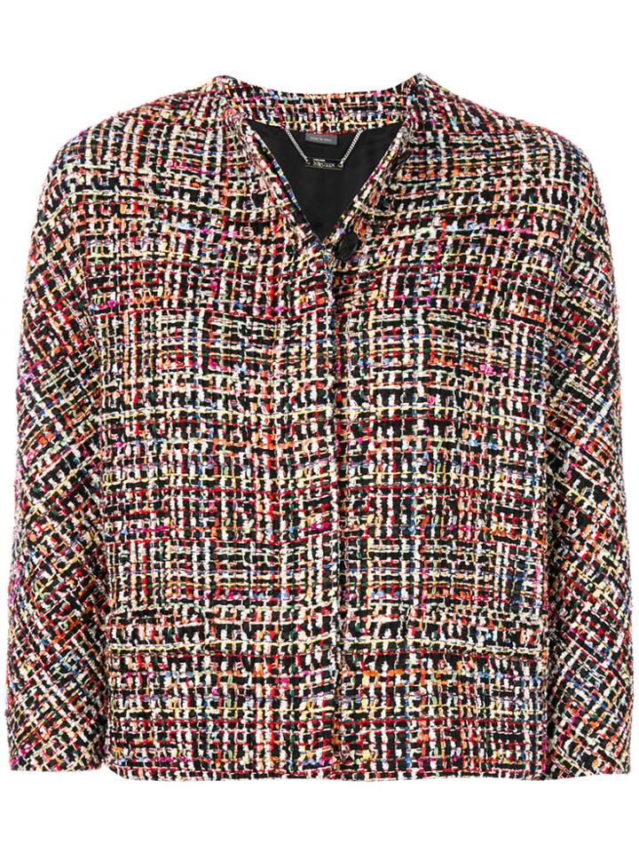 Alexander Mcqueen Wishing Tree Tweed Jacket - Multicolour