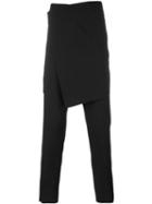 Ports 1961 Skirted Trousers, Men's, Size: 48, Black, Virgin Wool/spandex/elastane/cupro
