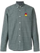 Ami Alexandre Mattiussi Shirt With Smiley Patch - Green