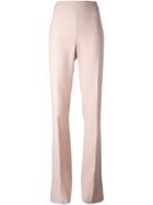 Giambattista Valli Flared Trousers, Women's, Size: 46, Pink/purple, Acetate/cotton/polyamide/viscose