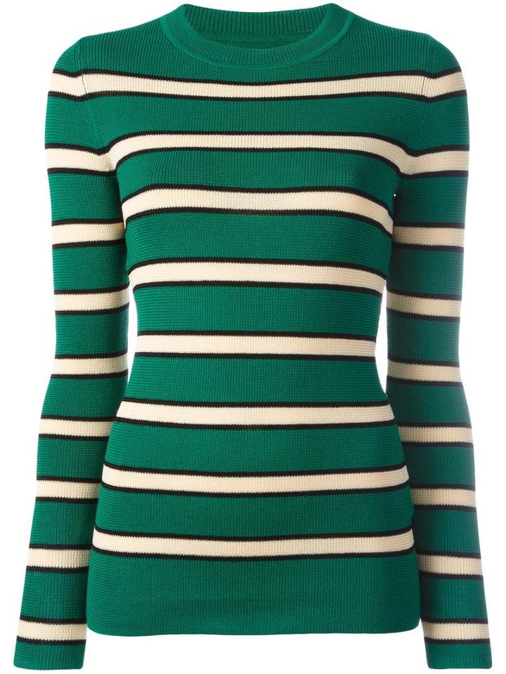 Isabel Marant Étoile Striped Jumper, Size: 38, Green, Viscose/polyester