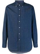 Mp Massimo Piombo Classic Denim Shirt - Blue