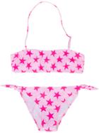 Mc2 Saint Barth Kids Teen Star-print Bikini - Pink & Purple