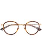 Kiton 'giove' Frame, Brown, Acetate/titanium