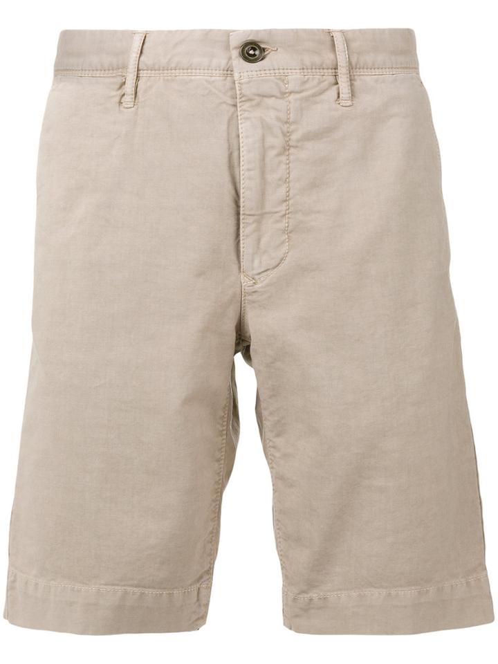 Incotex Bermuda Shorts, Men's, Size: 32, Nude/neutrals, Cotton/spandex/elastane