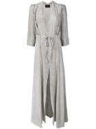 Lost & Found Ria Dunn Cut-out Long Dress - Grey