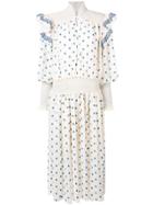 Philosophy Di Lorenzo Serafini Printed High Neck Maxi Dress - Neutrals