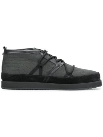 Volta Lightweight Wax Sneakers - Black