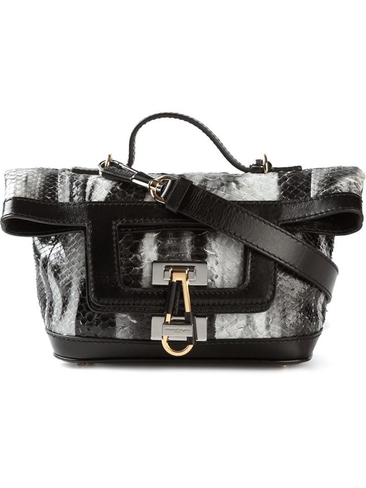 Emanuel Ungaro Snakeskin Tote