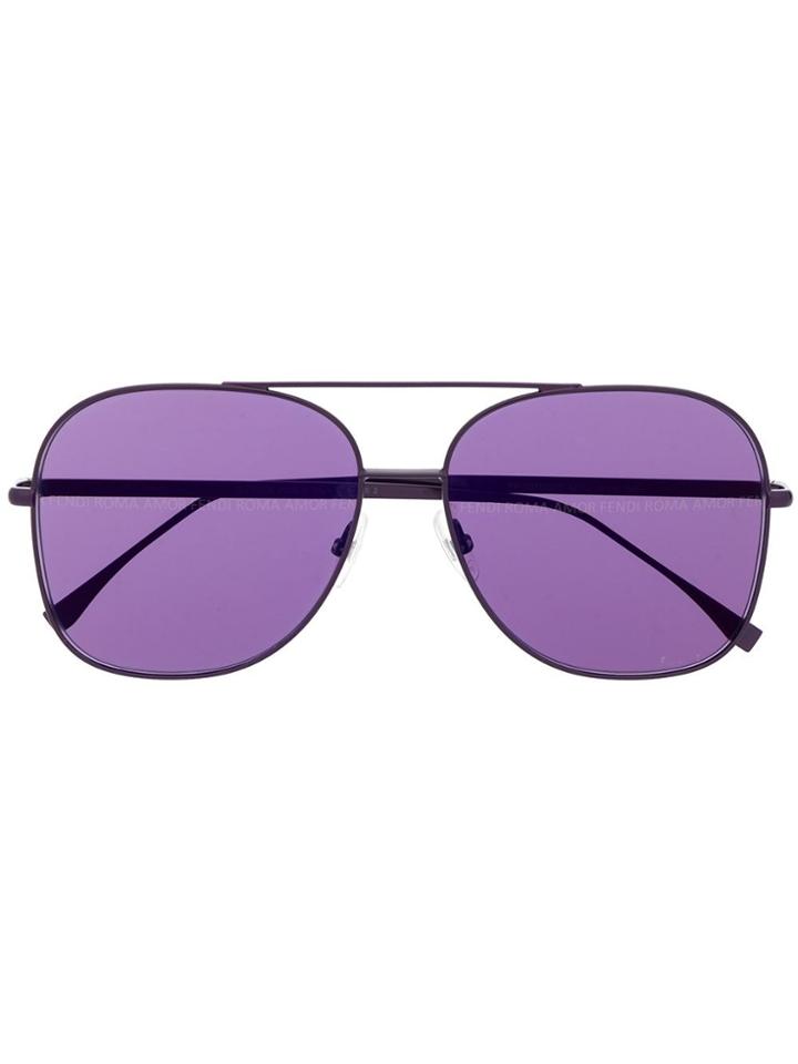 Fendi Eyewear Ff0378gs Azv/xl Sunglasses - Purple