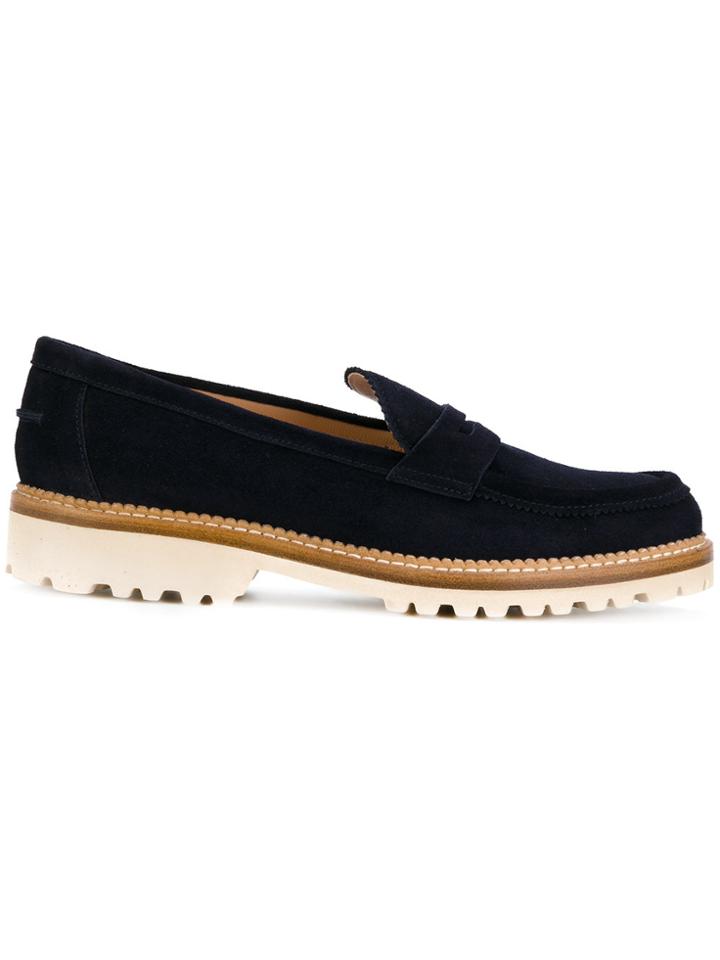 Unützer Ridged Sole Loafers - Blue