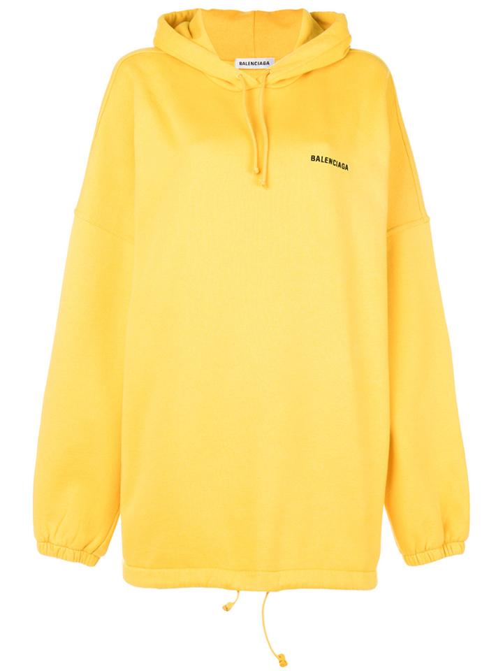 Balenciaga Oversized Hoodie - Yellow & Orange