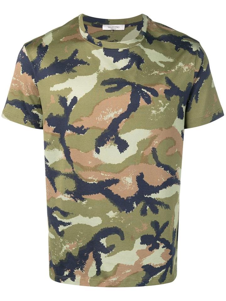 Valentino Camouart T-shirt - Green