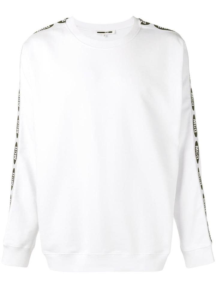 Mcq Alexander Mcqueen Logo Tape Sweatshirt - White