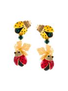 Dolce & Gabbana Ladybird Clip-on Earrings, Women's
