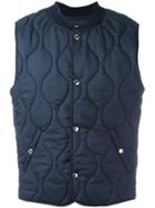 Maison Kitsuné Quilted Gilet - Blue