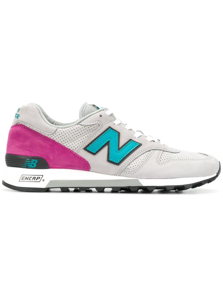 New Balance Perforated Runner Sneakers - Grey